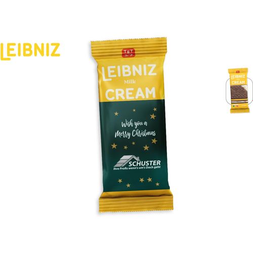 LEIBNIZ Milk Cream 2er Pack mit Werbebanderole, LEIBNIZ Milk Cream, ca. 38 g (Art.-Nr. CA214640) - Kakao-Kekse mit süßer Milchcreme: d...