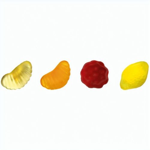 BIO Mini Früchte vegan Werbetüte, Vegane BIO Mini Früchte, ca. 10 g [100er Pack] (Art.-Nr. CA222465) - Spritzig, frisch und vollkommen vegan:...