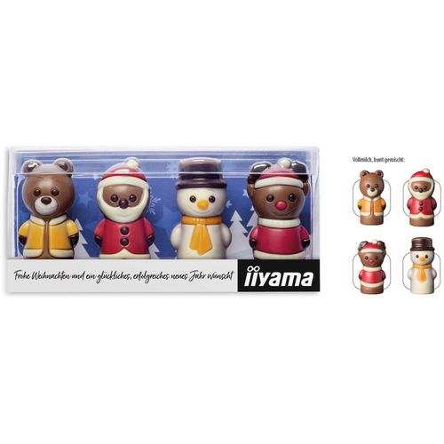 Mini Xmas Crew, Mini Xmas Crew, ca. 40 g (Art.-Nr. CA614686) - Weihnachten unter Freunden: die kleinen...