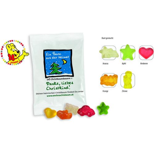 HARIBO Standardformen Werbetüte, HARIBO Weihnachtsmix, ca. 10 g [100er Pack] (Art.-Nr. CA692833) - Bei dem Klassiker in 14 verschiedenen...