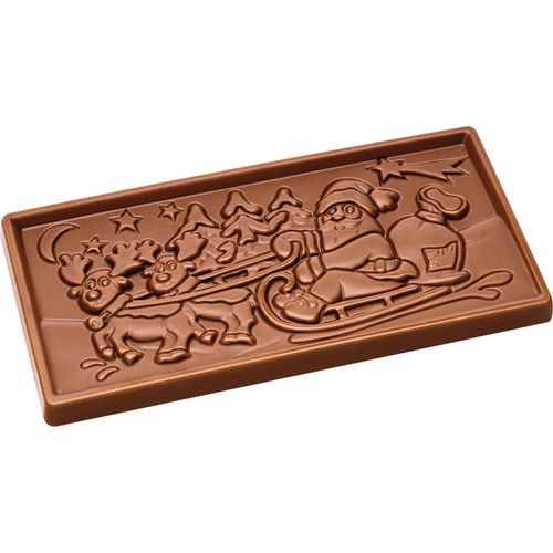 Schokolade 100 g Tafel in Kissenschachtel, Callebaut Vollmilch Schokolade Kalender, ca. 100 g (Art.-Nr. CA767475) - Fein und zartschmelzend: genießen Si...