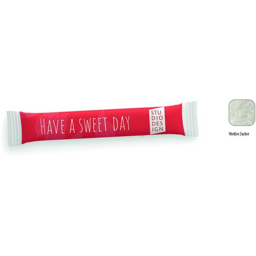 Zucker Stick King Size, Zucker weiß, ca. 3,6 g [100er Pack] (Art.-Nr. CA873343) - Portionierte Süße: Die praktischen Sti...