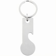 Metmaxx® EK-Schlüsselanhänger "Style&Open" silber (silber) (Art.-Nr. CA118896)