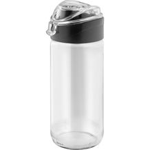 Metmaxx Trinkflasche 'Glas2GoEco2" (transparent / grau) (Art.-Nr. CA128220)