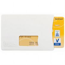 Metmaxx® Kartenhülle "MyCardSafe" weiß (weiß) (Art.-Nr. CA242420)