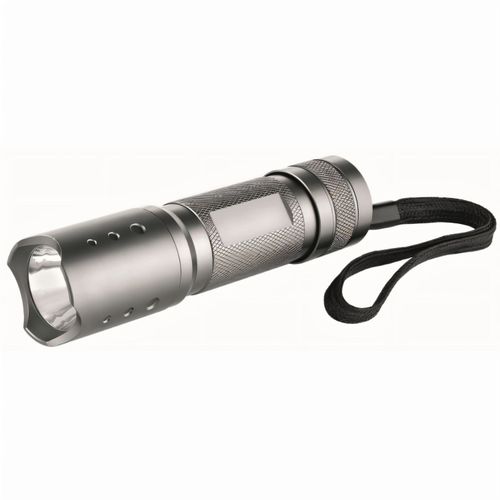 Metmaxx® LED MegaBeam Taschenlampe "MultiPower3Watt" titan (Art.-Nr. CA261764) - Starke 3 Watt Hochleistungs-LED im...