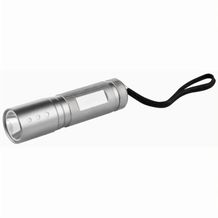 Metmaxx® LED MegaBeam Taschenlampe "Safe2GoCompact" titan (Titan) (Art.-Nr. CA628402)