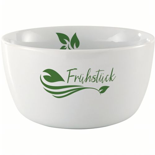 Frühstück Porzellanschale  (Made in Germany) (Art.-Nr. CA839613) - Müslischale mit hohem Rand.