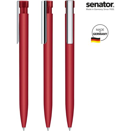 senator® Liberty Soft Touch MC Druckkugelschreiber (Art.-Nr. CA014705) - senator® Liberty Soft Touch MC Druckkug...