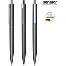 senator® Point Polished Druckkugelschreiber (grau 445) (Art.-Nr. CA052623)