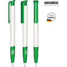 senator® Super Hit Polished Basic SG Druckkugelschreiber (weiß / grün 347) (Art.-Nr. CA134498)