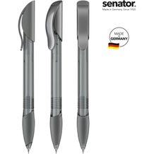 senator® Hattrix Clear SG Druckkugelschreiber (grau Cool Gray 9) (Art.-Nr. CA191125)