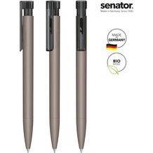 senator® Liberty Bio Druckkugelschreiber (grau Warm Gray 10) (Art.-Nr. CA211382)
