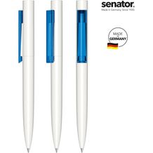 senator® Headliner Polished Basic Drehkugelschreiber (weiß / blau 2935) (Art.-Nr. CA228783)