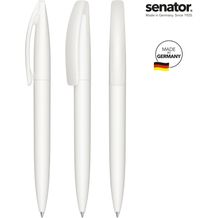 senator® Bridge Soft Touch Drehkugelschreiber (weiß) (Art.-Nr. CA266515)