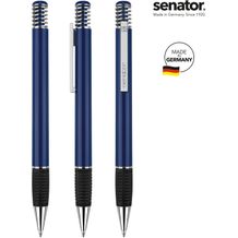 senator® Soft Spring polished Druckkugelschreiber (blau 648) (Art.-Nr. CA299496)