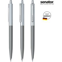 senator® Point Metal Druckkugelschreiber (cool gray 9) (Art.-Nr. CA302915)