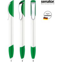 senator® HATTRIX polished basic SG MC Druckkugelschreiber (weiß / grün 347) (Art.-Nr. CA320191)
