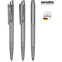 senator® Dart Clear Druckkugelschreiber (grau Cool Gray 9) (Art.-Nr. CA327108)