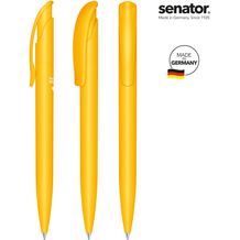 senator® Challenger  Matt Recycled Druckkugelschreiber (gelb 7408) (Art.-Nr. CA329767)