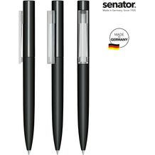 senator® Headliner Softtouch Drehkugelschreiber (schwarz / weiß) (Art.-Nr. CA330625)