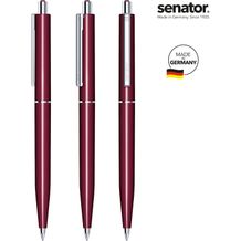 senator® Point Polished Druckkugelschreiber (rot 202) (Art.-Nr. CA358211)