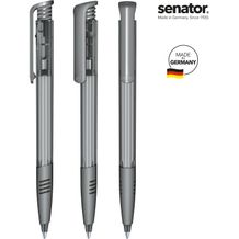 senator® Super Hit Clear SG Druckkugelschreiber (grau Cool Gray 9) (Art.-Nr. CA362530)