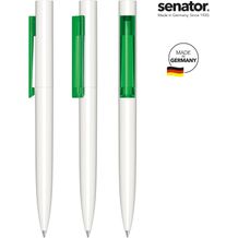 senator® Headliner Polished Basic Drehkugelschreiber (weiß / grün 347) (Art.-Nr. CA367637)