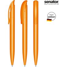 senator® Challenger Polished Druckkugelschreiber (orange 151) (Art.-Nr. CA375015)