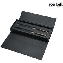 roubill Image Black Line Set (Drehkugelschreiber+ Rollerball) (Schwarz) (Art.-Nr. CA375765)