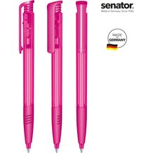 senator® Super Hit Clear SG Druckkugelschreiber (pink rhodamine red) (Art.-Nr. CA385790)