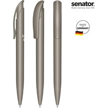 senator® Challenger  Matt Recycled Druckkugelschreiber (grau Warm Gray 10) (Art.-Nr. CA450655)