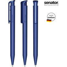 senator® Super Hit Matt Recycled  Druckkugelschreiber (blau 2757) (Art.-Nr. CA470101)