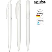 senator® Challenger Antibac Druckkugelschreiber (weiß) (Art.-Nr. CA482950)