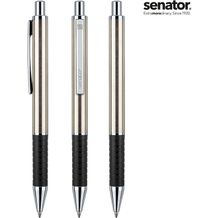 senator® Star Tec Steel Druckkugelschreiber (silber) (Art.-Nr. CA533240)