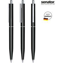 senator® Point Polished Druckkugelschreiber (Schwarz) (Art.-Nr. CA533462)