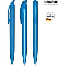 senator® Challenger Polished Druckkugelschreiber (blau 2935) (Art.-Nr. CA541536)