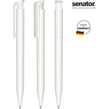 senator® Super Hit Polished Druckkugelschreiber (weiß) (Art.-Nr. CA566635)