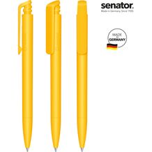 senator® Trento Matt Recycled Druckkugelschreiber (gelb 7408) (Art.-Nr. CA569396)