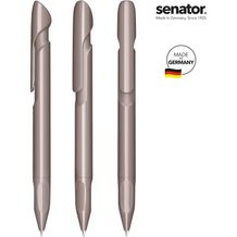 senator® Evoxx Polished Recycled Druckkugelschreiber (grau Warm Gray 10) (Art.-Nr. CA576213)