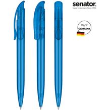 senator® Challenger Frosted Druckkugelschreiber (blau 2935) (Art.-Nr. CA707872)