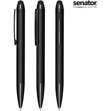 senator® Attract Soft Touch Kugelschreiber Touch Pad Pen (Schwarz) (Art.-Nr. CA747479)