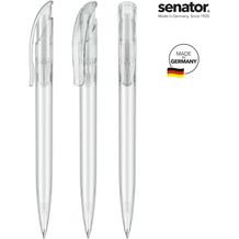 senator® Challenger Clear Druckkugelschreiber (weiß) (Art.-Nr. CA764682)