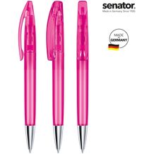 senator® Bridge Clear MT Drehkugelschreiber (pink rhodamine red) (Art.-Nr. CA778724)