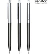 senator® Point Metal Druckkugelschreiber (Schwarz) (Art.-Nr. CA819551)