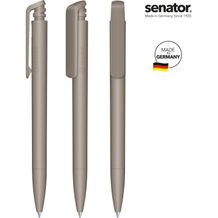 senator® Trento Matt Recycled Druckkugelschreiber (grau Warm Gray 10) (Art.-Nr. CA836001)