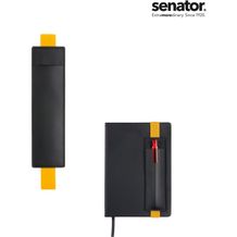 senator® STECKETUI SOFT Notitzbuch (schwarz / gelb 7408) (Art.-Nr. CA868616)