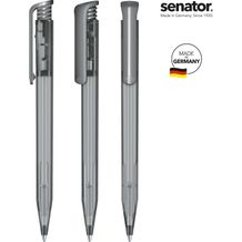 senator® Super Hit Frosted Druckkugelschreiber (grau Cool Gray 9) (Art.-Nr. CA879330)