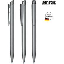 senator® Dart Polished Druckkugelschreiber (grau Cool Gray 9) (Art.-Nr. CA924184)