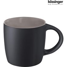 Kössinger Ennia black inside Tasse (schwarz-warm grey 10) (Art.-Nr. CA946913)